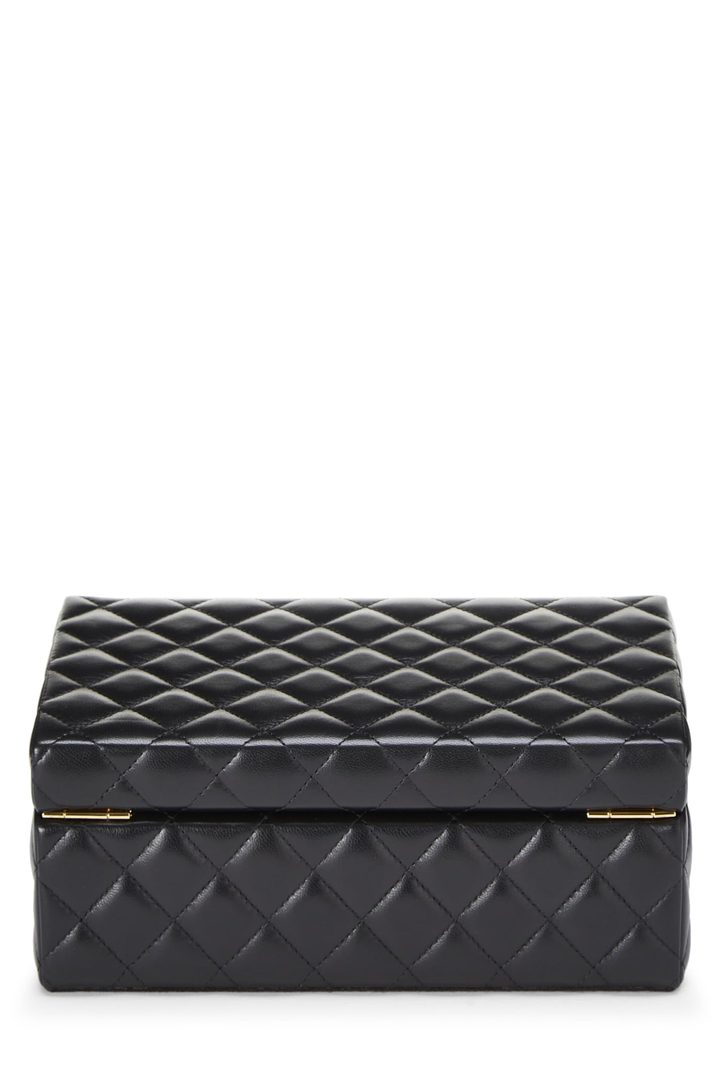 Chanel, Black Quilted Lambskin Jewelry Chest Small, Black