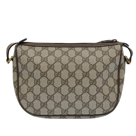GUCCI GG Supreme Web Sherry Line Shoulder Bag Beige Red 89 02 032 63678