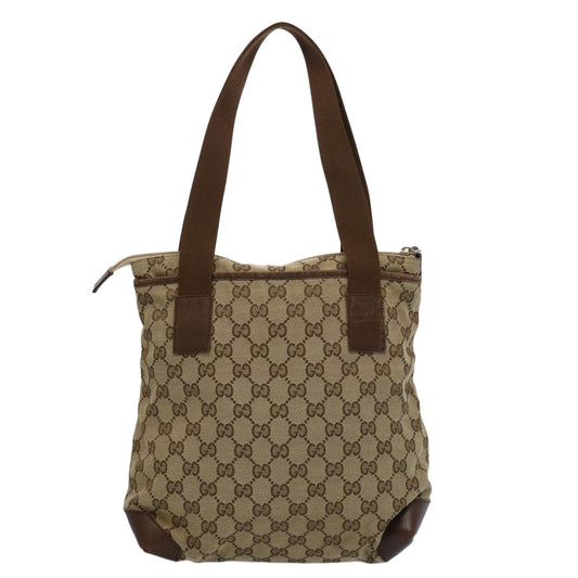 GUCCI GG Canvas Tote Bag Beige 63805