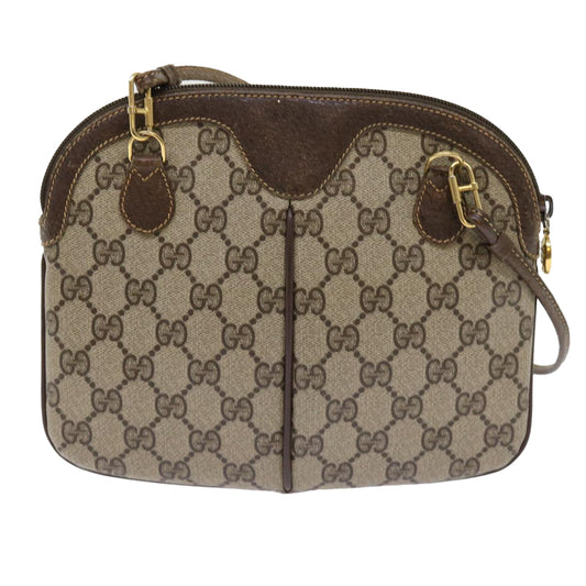 GUCCI GG Supreme Web Sherry Line Shoulder Bag Beige Red 904 02 047 63818