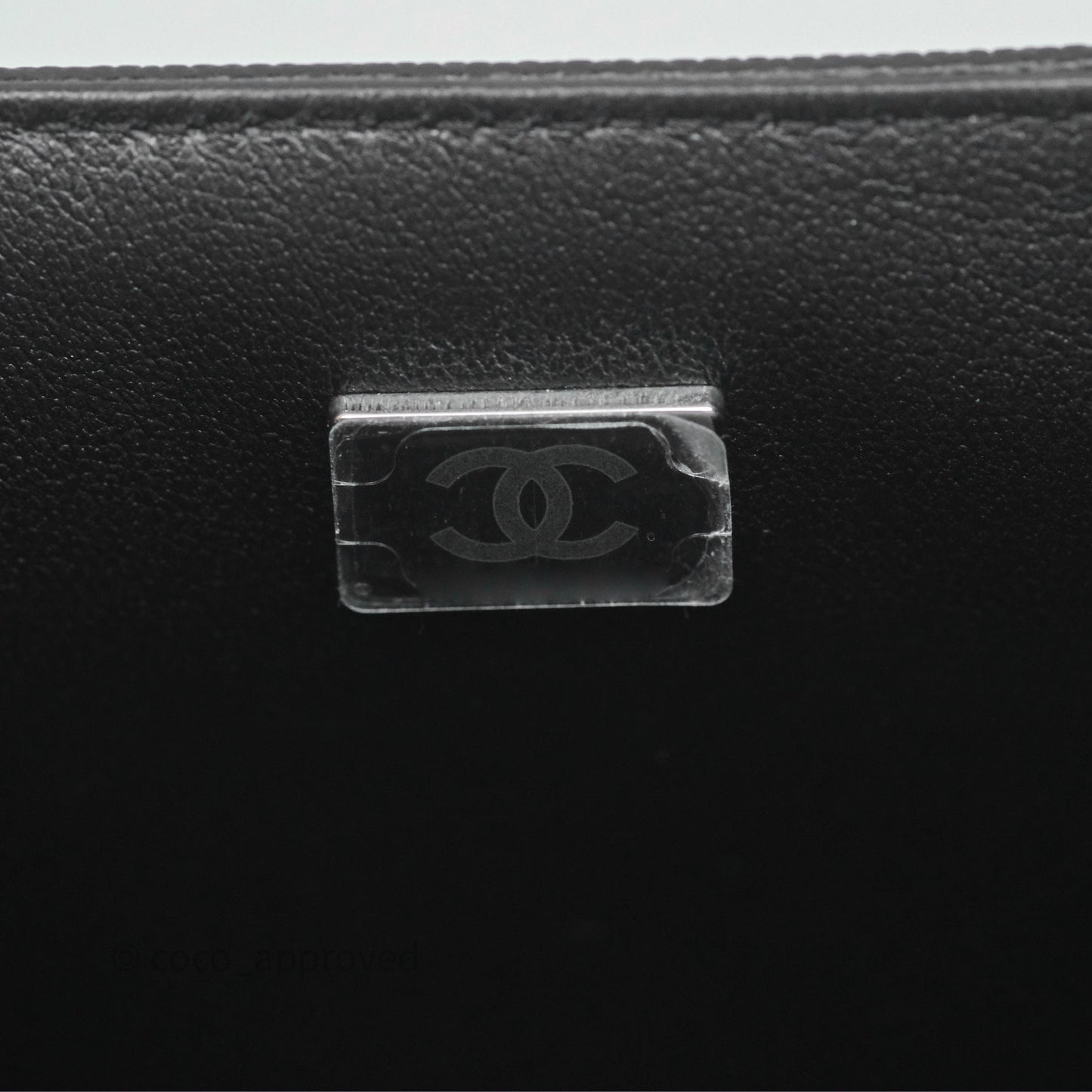 Chanel Medium Boy Quilted Black Caviar Ruthenium Hardware