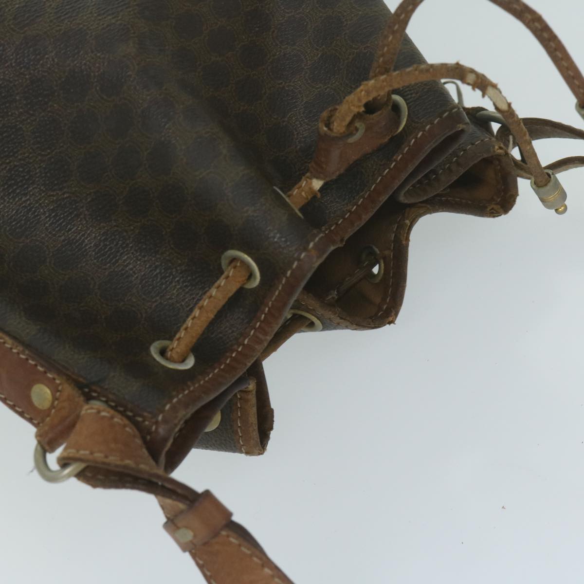 GUCCI GG Canvas Macadam Canvas Celine Shoulder Bag 3Set Beige Brown 63888