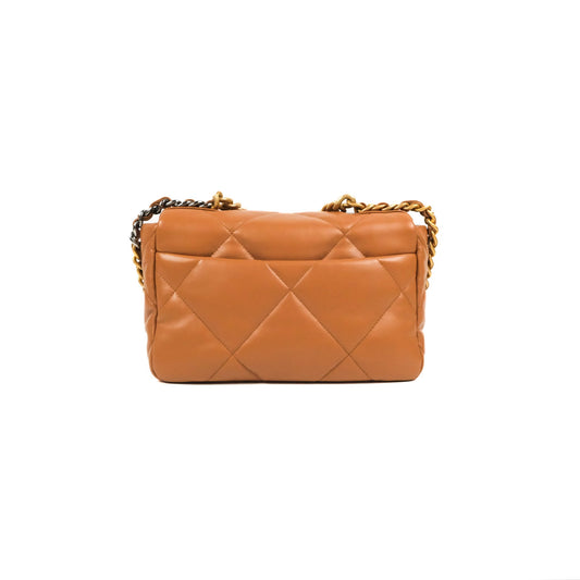 Chanel 19 Small Caramel Brown Mixed Hardware 21A