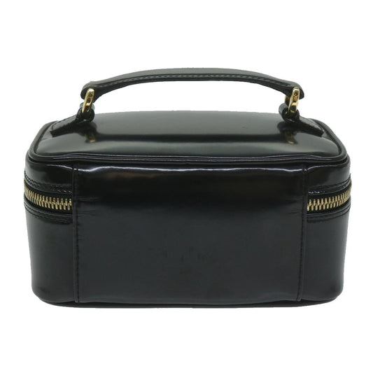 GUCCI Vanity Cosmetic Pouch Patent leather Black 032 1956 0151 63941