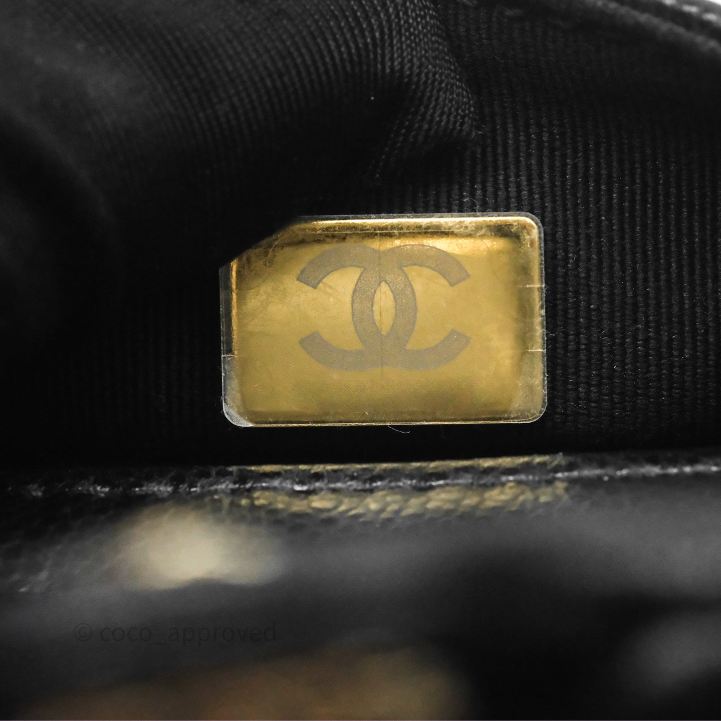 Chanel Small Duma Backpack Caviar Black Gold Hardware