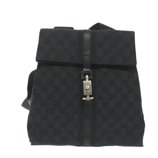 GUCCI GG Canvas Jackie Backpack Black 003 0236 64107