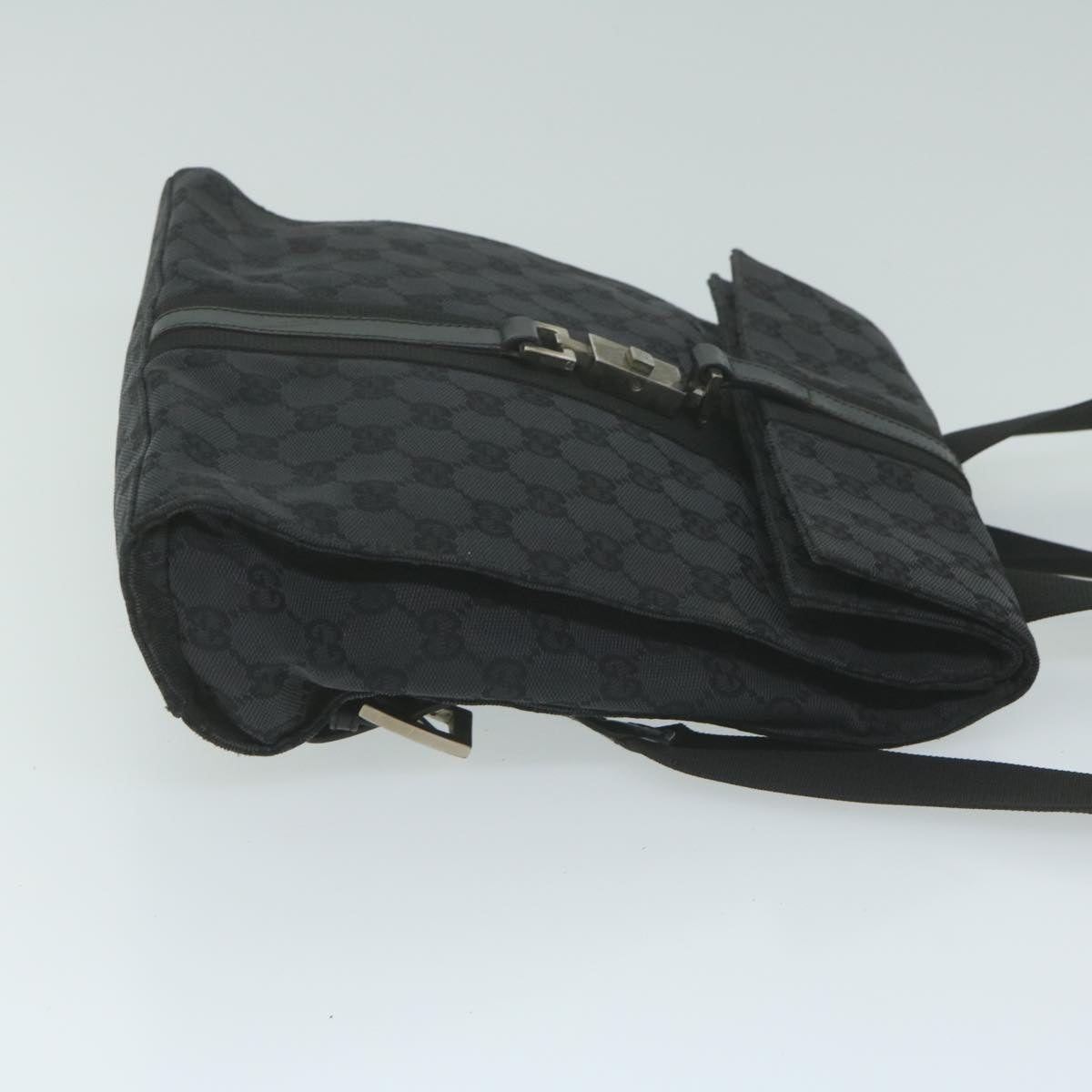 GUCCI GG Canvas Jackie Backpack Black 003 0236 64107