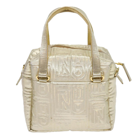Luxury FendiHand Bag Nylon 2way Gold64326