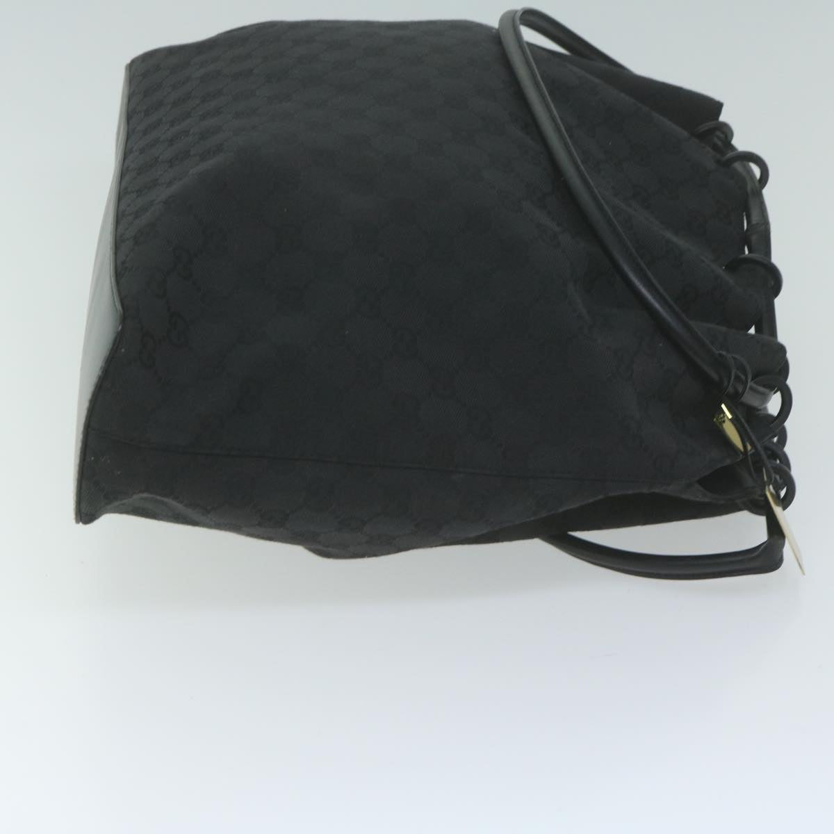 GUCCI GG Canvas Shoulder Bag Black 90640 64772