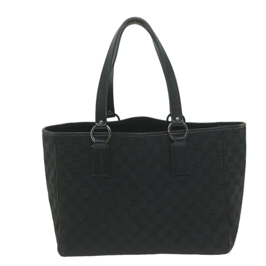 GUCCI GG Canvas Tote Bag Black 64873