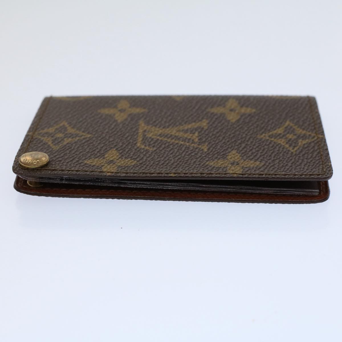 Louis Vuitton Porte Carte Crédit Pression Canvas Wallet ()