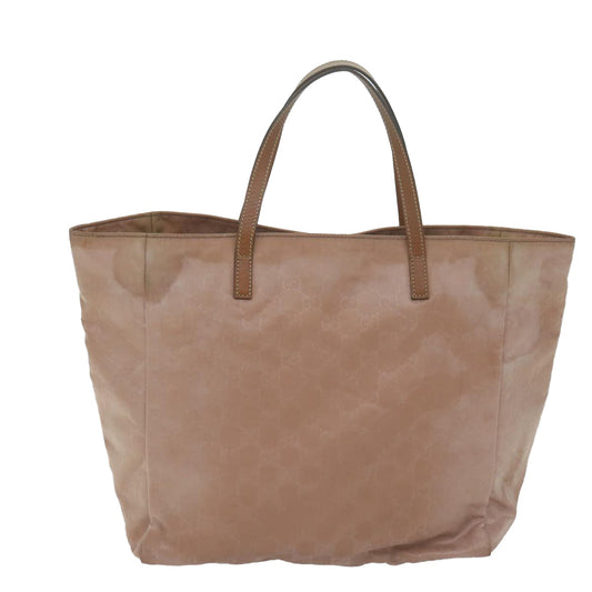 GUCCI GG Canvas Tote Bag Pink 282439 65153