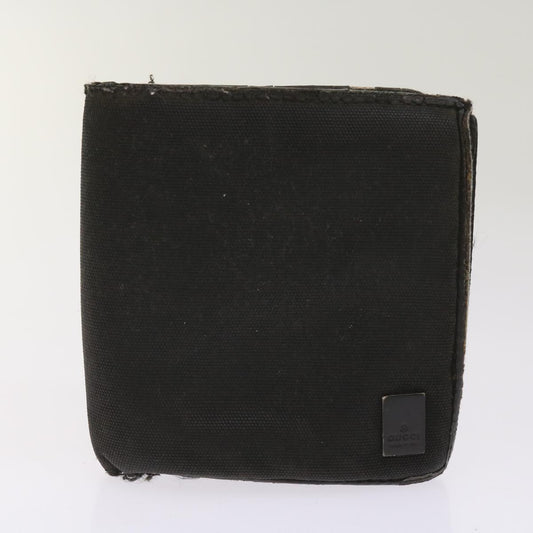 GUCCI GG Canvas Jackie Wallet Leather 10set Beige Black 65281