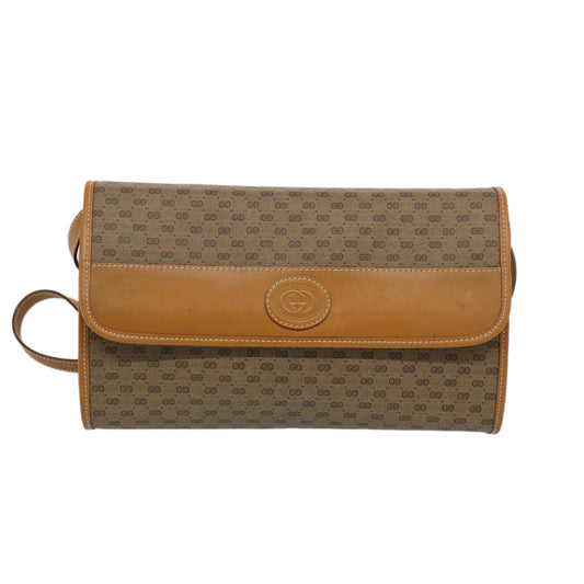 GUCCI Micro GG Supreme Shoulder Bag PVC Beige 004 261 0264 65293