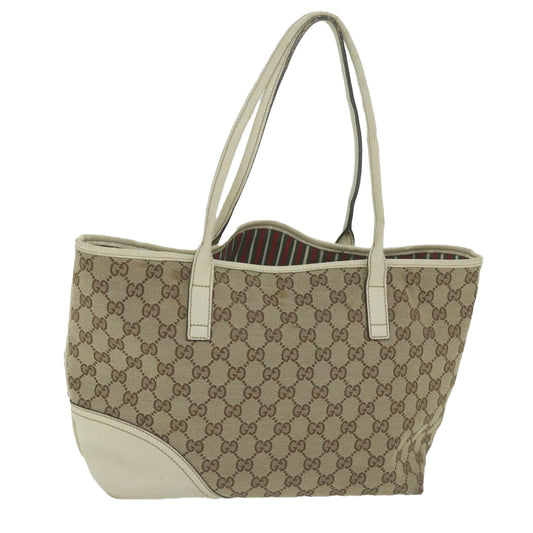 GUCCI GG Canvas Tote Bag Beige 169946 65503