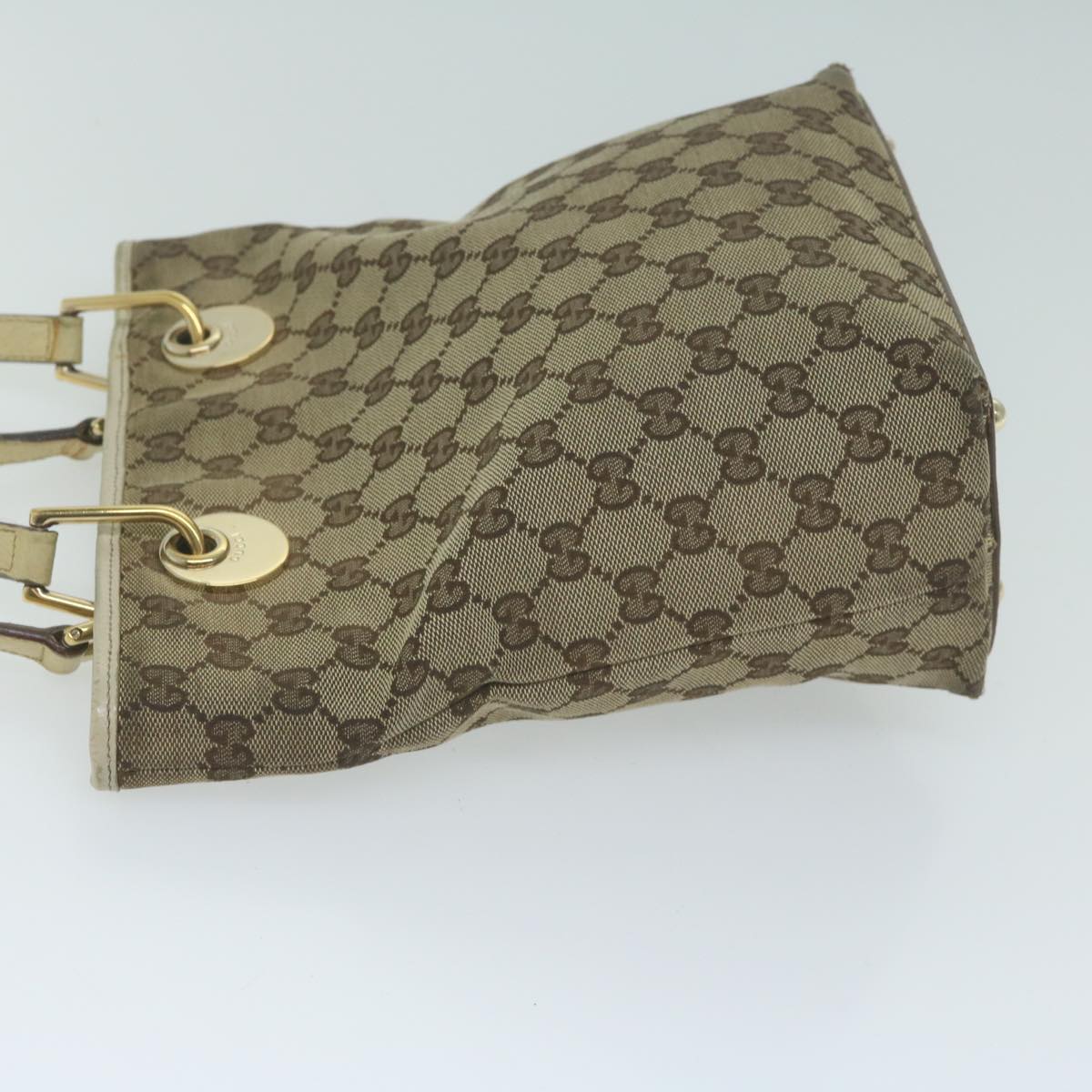 GUCCI GG Canvas Tote Bag Beige 65562