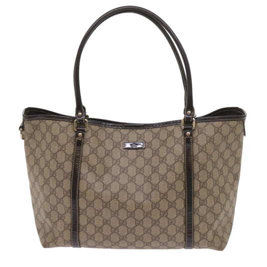 GUCCI GG Supreme Tote Bag Beige 197953 65784