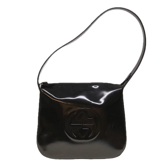 GUCCI Shoulder Bag Leather Black 001 1364 65833