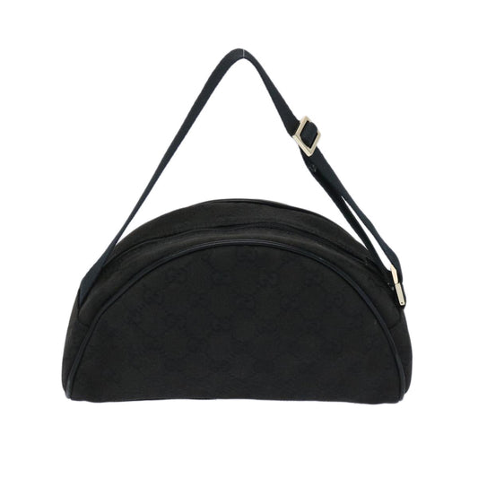 GUCCI GG Canvas Hand Bag Black 90781 65889