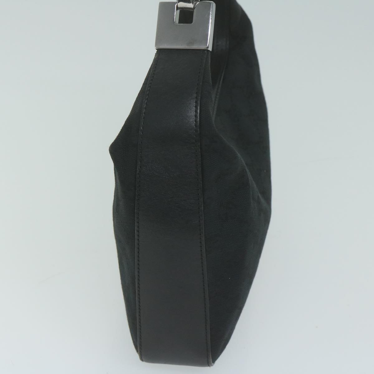 GUCCI GG Canvas Shoulder Bag Black 001 3812 65953