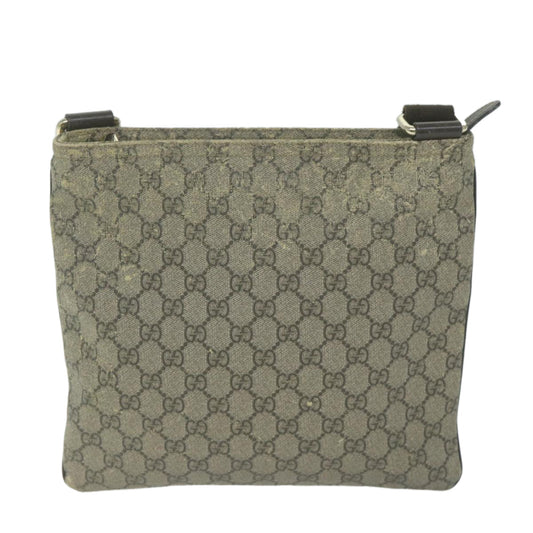 GUCCI GG Supreme Shoulder Bag PVC Beige 295257 66024
