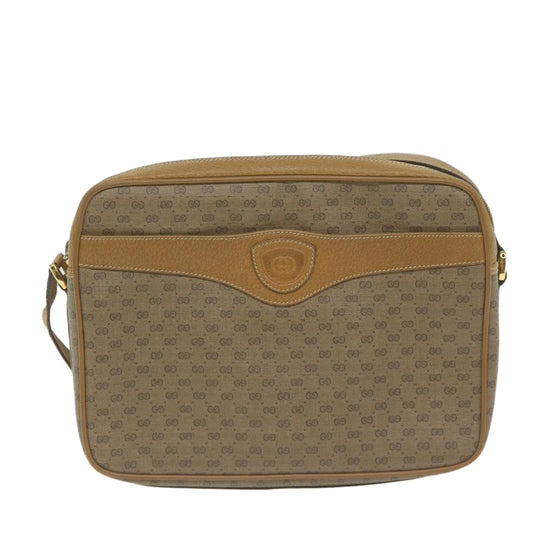 GUCCI Micro GG Supreme Shoulder Bag PVC Beige 001 904 0848 66070