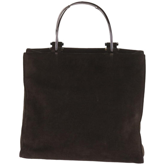 GUCCI Hand Bag Suede Brown 002 1025 66494
