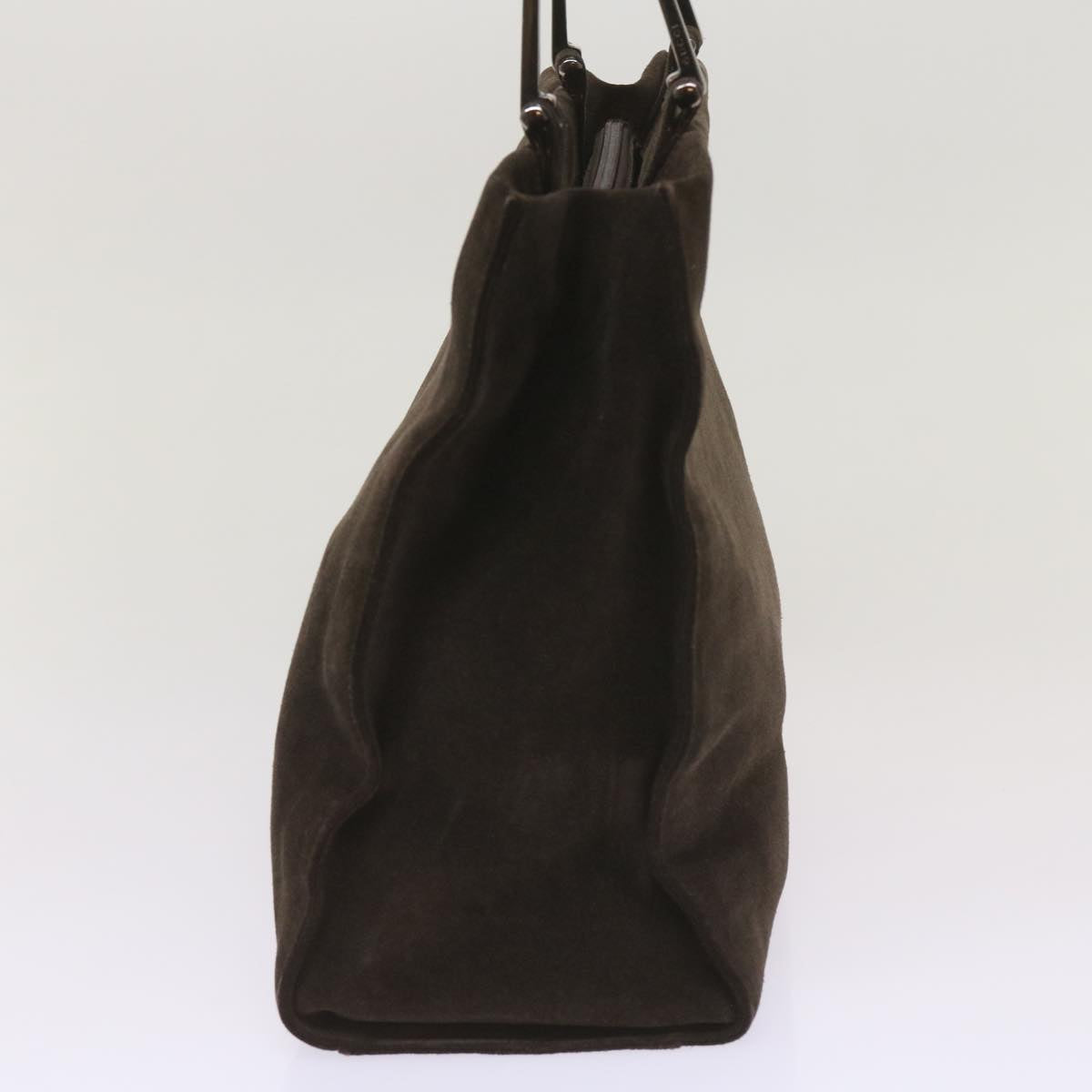 GUCCI Hand Bag Suede Brown 002 1025 66494