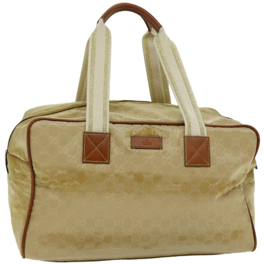 GUCCI GG Canvas Boston Bag Beige 153240 66606