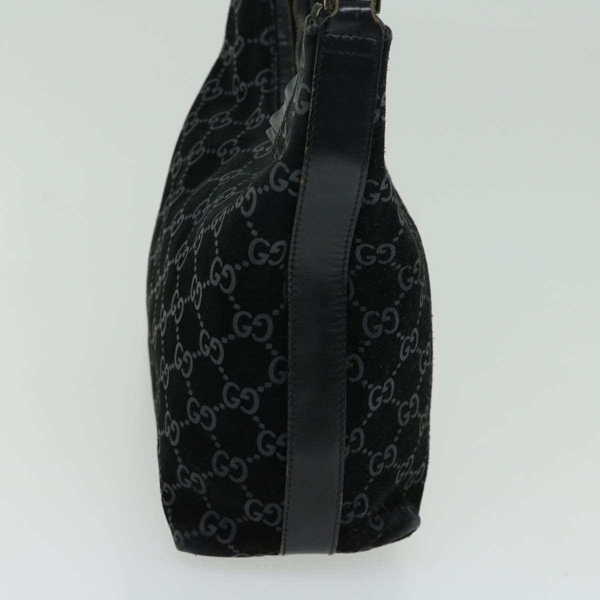 GUCCI GG Canvas Shoulder Bag Black 000 0602 66927