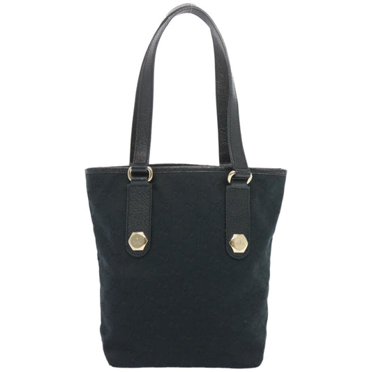 GUCCI GG Canvas Hand Bag Black 153361 66928