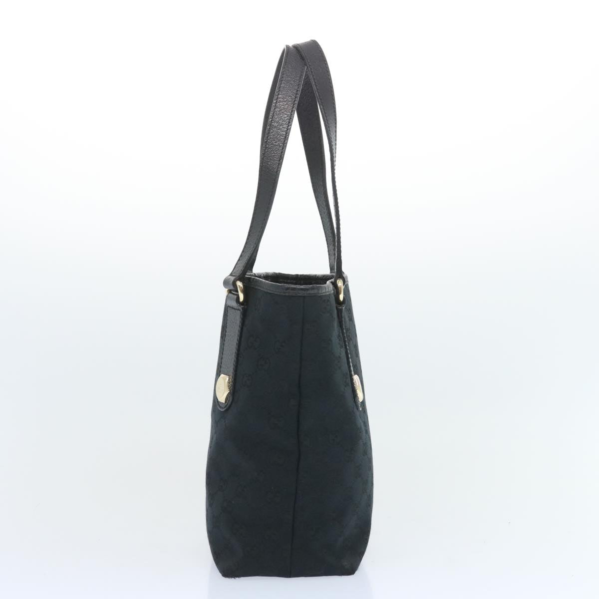 GUCCI GG Canvas Hand Bag Black 153361 66928