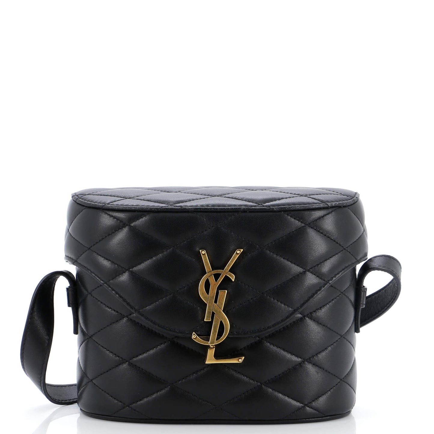 Luxury Saint Laurent June Box Bag Quilted Leather