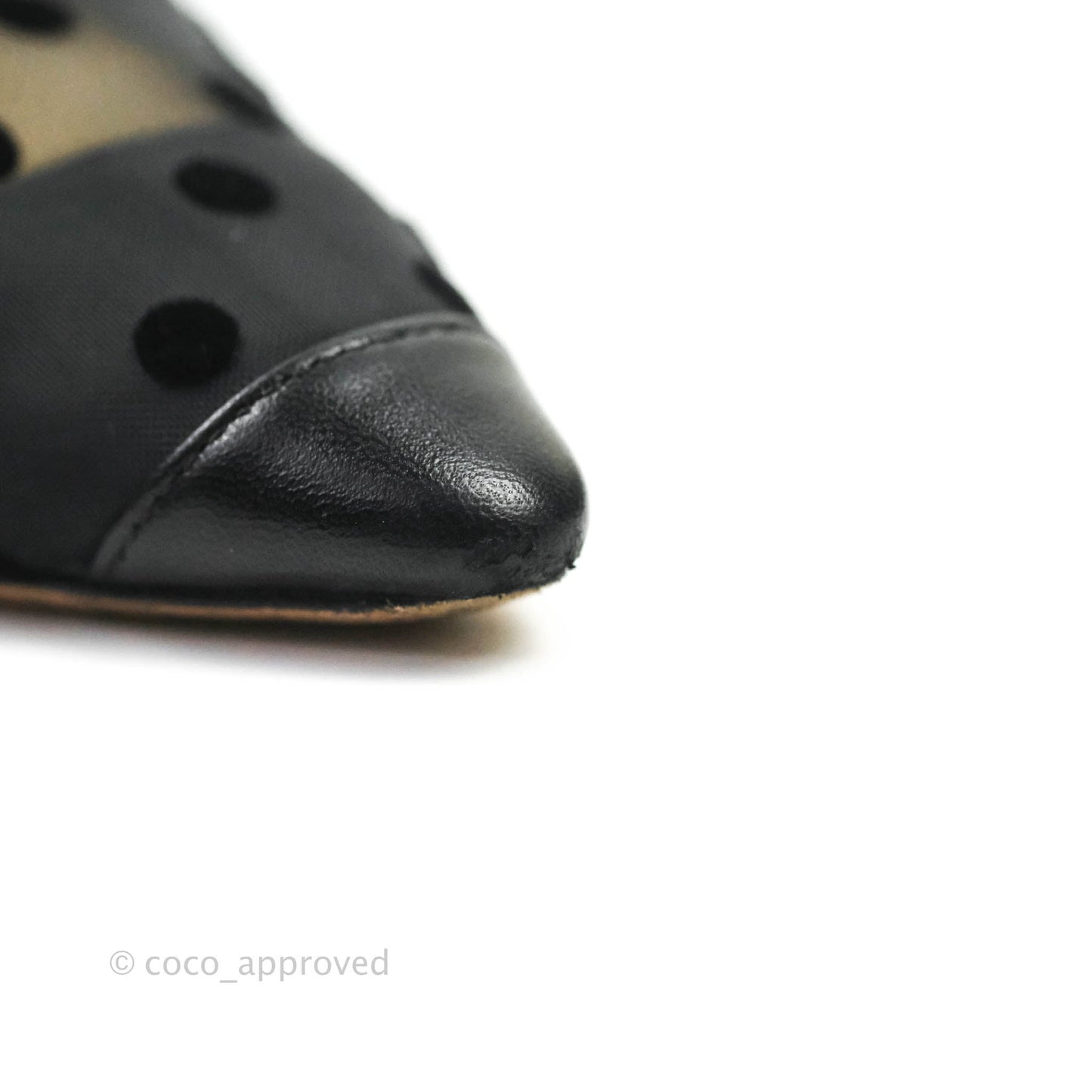 Jimmy Choo Romy 100 Polka Dot Mesh Pumps in Black