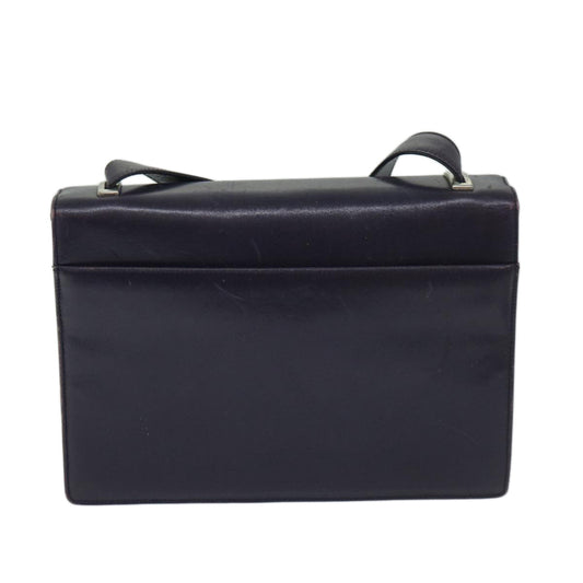 Luxury PradaShoulder Bag Leather Purple 68014