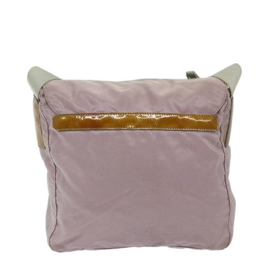 Luxury PradaShoulder Bag Nylon Pink 68809