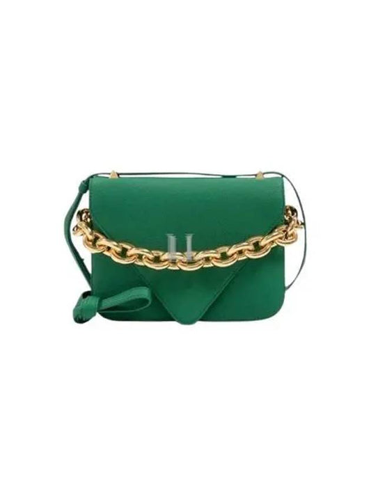 Luxury Bottega Veneta Mount Chain Envelope Small Shoulder Bag Jungle