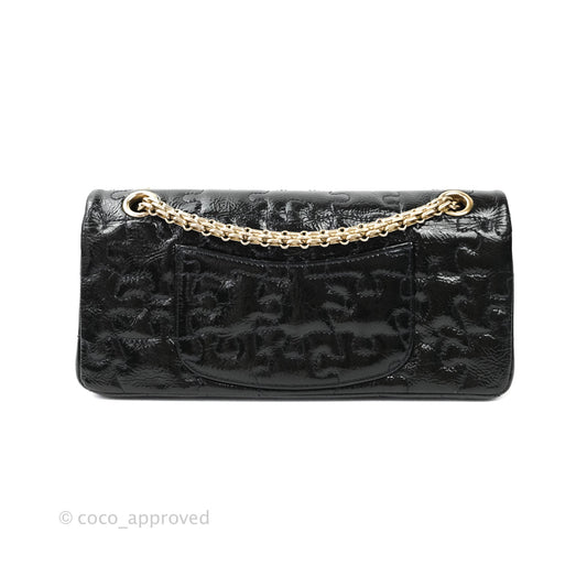 Chanel Puzzle 2.55 Reissue East West Flap Dark Green Patent Gold Hardware