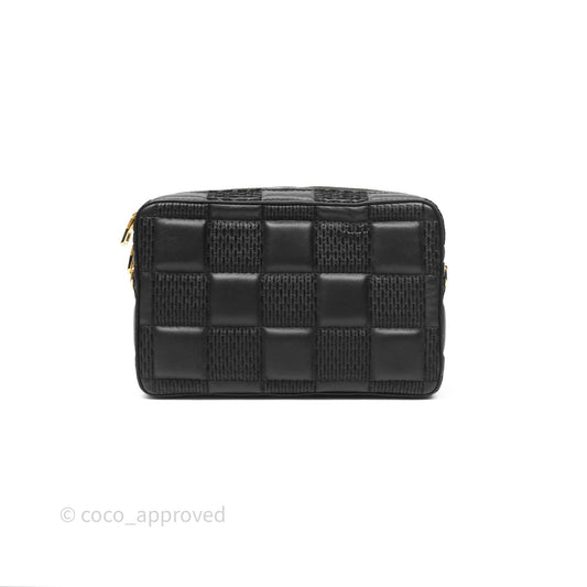 Louis Vuitton Troca PM Quilted Damier Black Lambskin