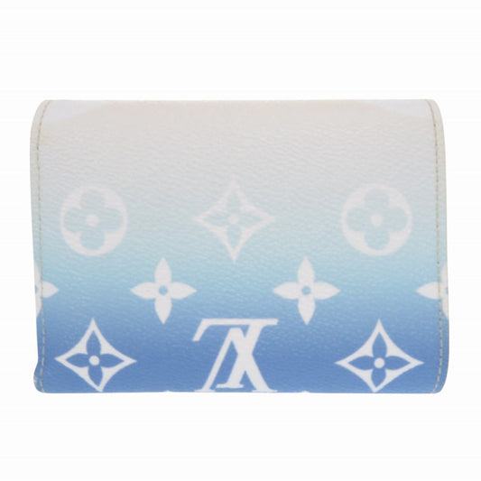 LOUIS VUITTON Tri-fold wallet M80387 Monogram canvas blue By the Pool Collection Portefeuille Victorine