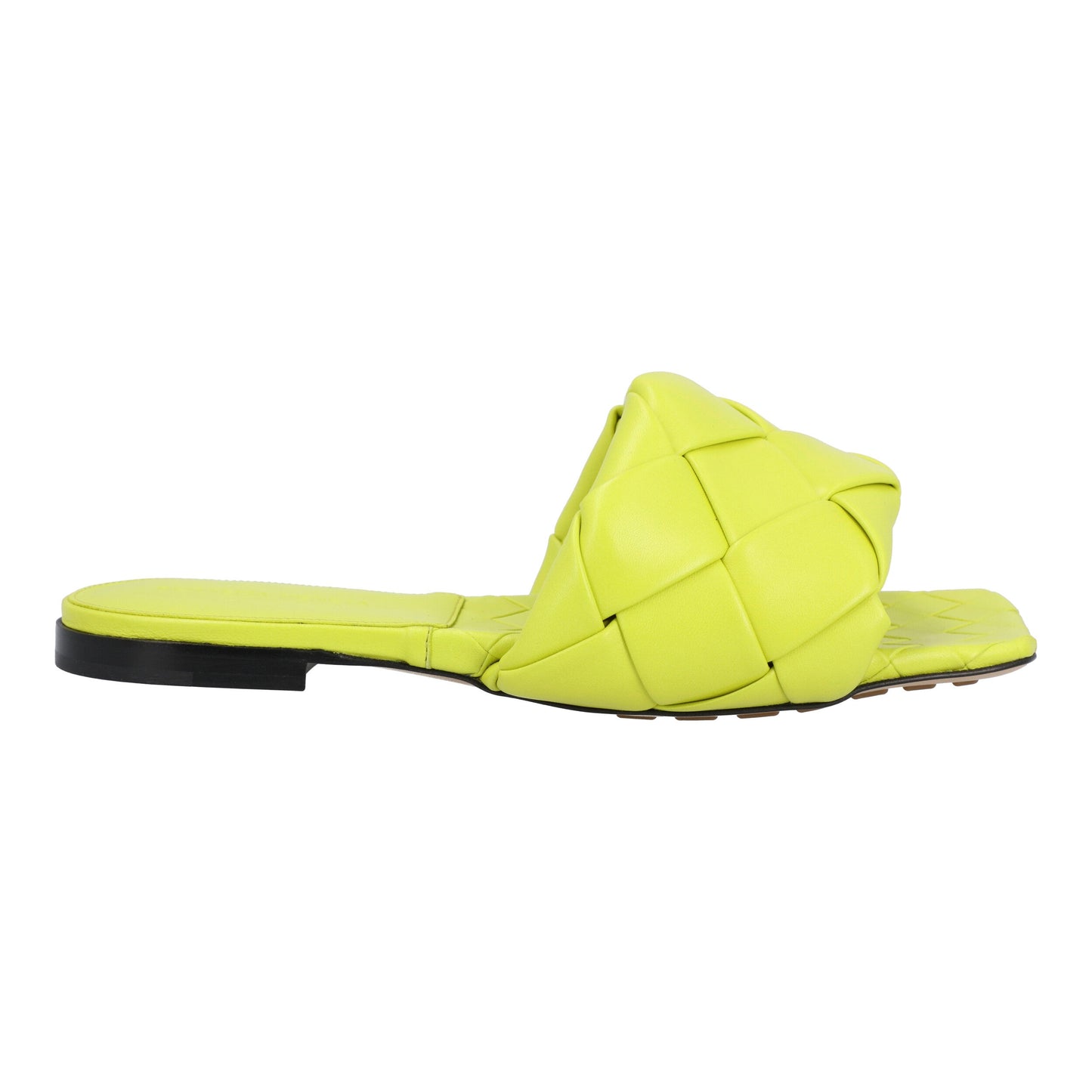 Luxury Bottega Veneta Lido Flat Sandal yellow
