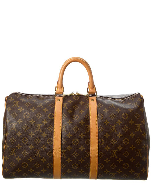 Louis Vuitton Damier Ebene Canvas Keepall 45 ( )