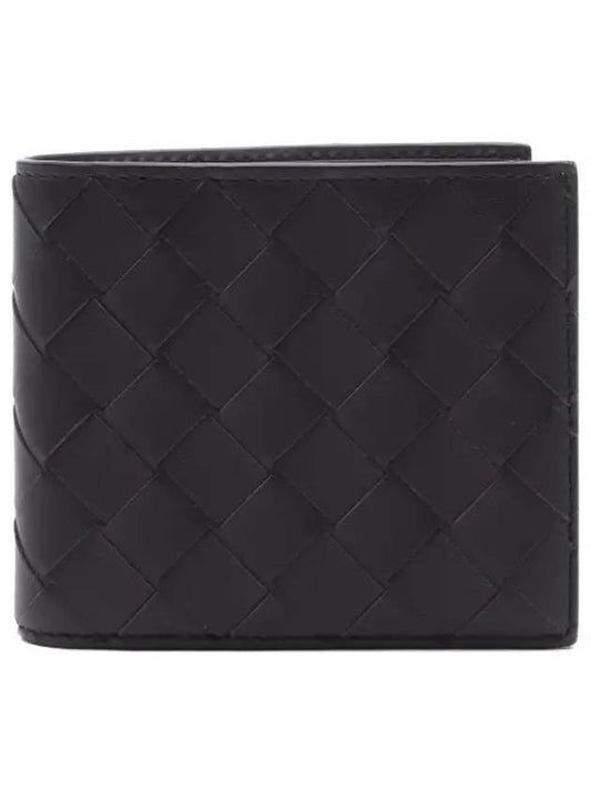 Luxury Bottega Veneta Intrecciato Bifold Half Wallet Fondant