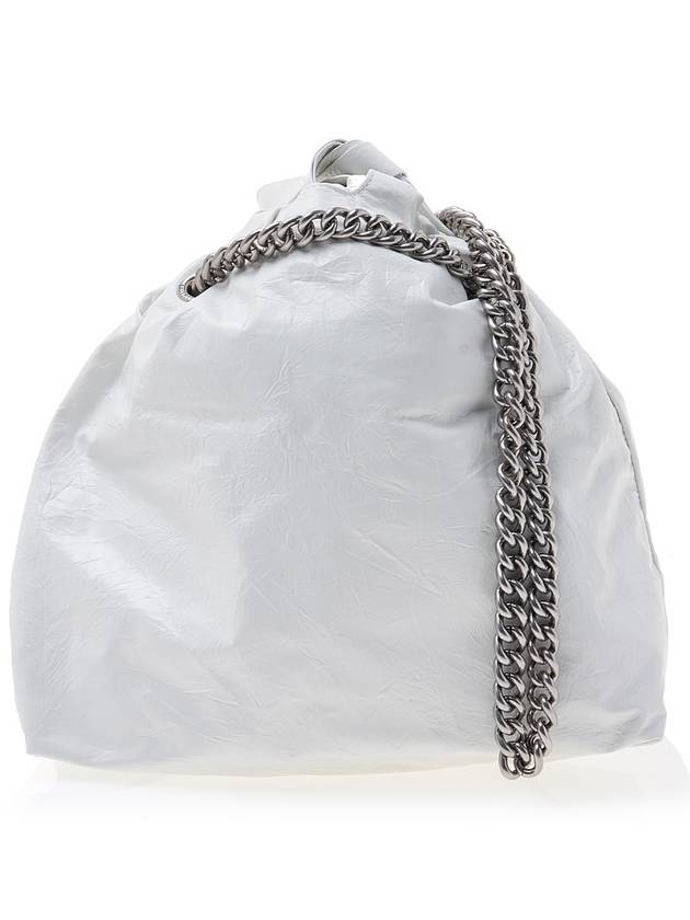 Luxury Balenciaga WoMen's Crush Small Tote Bag Optic White