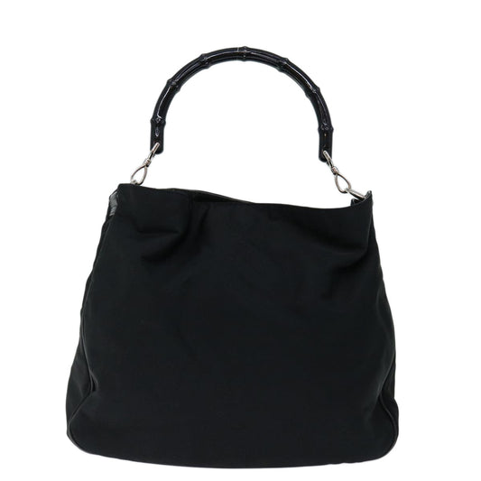 Luxury Gucci Trending 2025 Bamboo Shoulder Bag Nylon 2way Black 001 1577 1781 70627