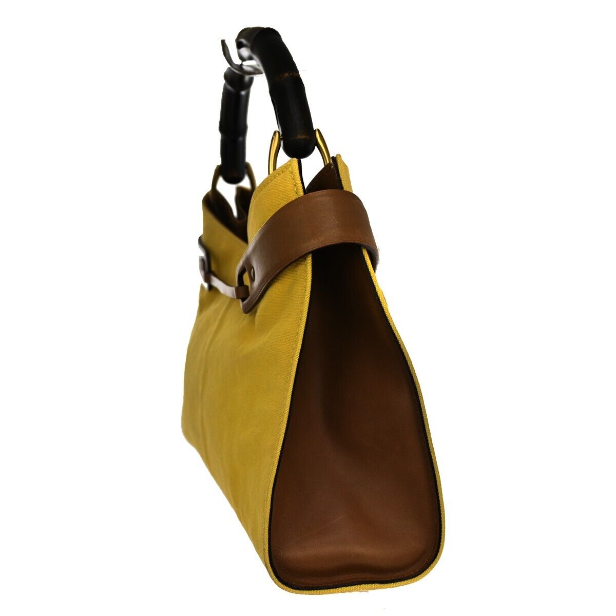 Luxury Gucci Trending 2025 Bamboo Canvas Shoulder Bag