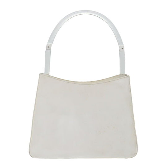Luxury PradaShoulder Bag Patent leather White 70671