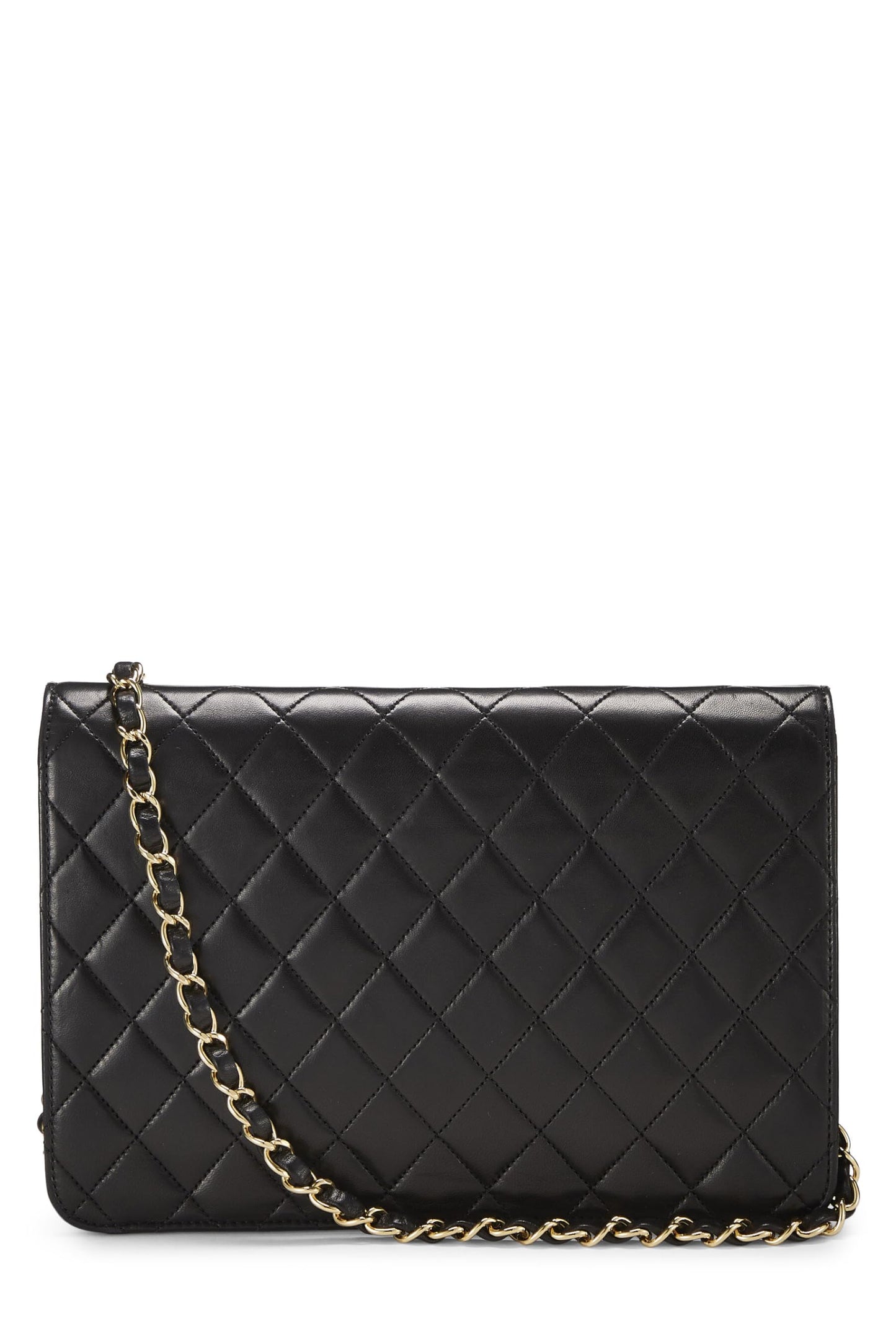 Chanel, Black Quilted Lambskin Turnlock Ex Flap Medium, Black
