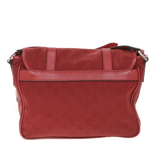 Luxury Gucci Trending 2025 GG Canvas Shoulder Bag Nylon Outlet Red