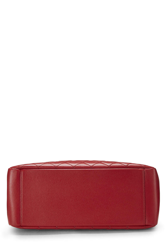 Chanel, Red Caviar Grand Shopping Tote (GST), Red